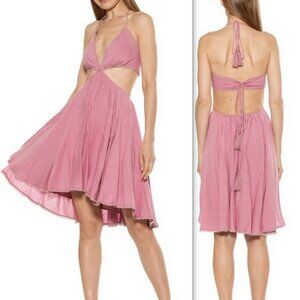 COPY - ALEXIA ADMOR Size 8 Women's Ali Halter Dress Lace Trim Cutout Fit and Fl…